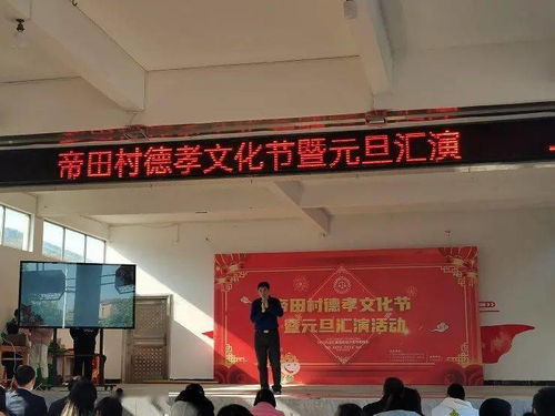 “艺”起携手，德孝同行——游戏系“艺术扶苗”志愿服务队助力帝田村文化节暨元旦文艺汇演圆满落幕